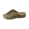 thumbnail image 1 of Ruyang Women's Beach Slope Heel Slippers Hollow Casual Slippers Slope Bottom Shoes Retro Sandals Comfortable Sandals for Women, 1 of 9