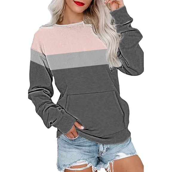 Ruyang Women's Fit Lightweight Raglan Sweatshirt Long Sleeve Graphic Tee Shirts Crew Neck Sweatshirts Pullover Tops for Women