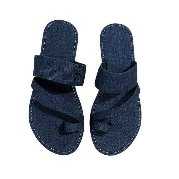 Ruyang Women's Flat Sandals,Flip Flops for Women,Women's Outdoor Casual Sandals with Clip Toe Summer Beach Shoes for Women
