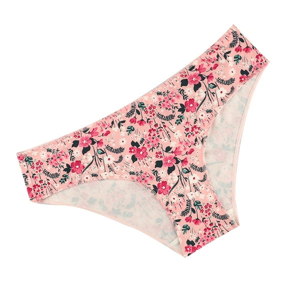 Ruyang Women's Patterned Underwear Seamless Breathable Briefs Comfortable Low Waist Underwear Butt Lift Underwear Women