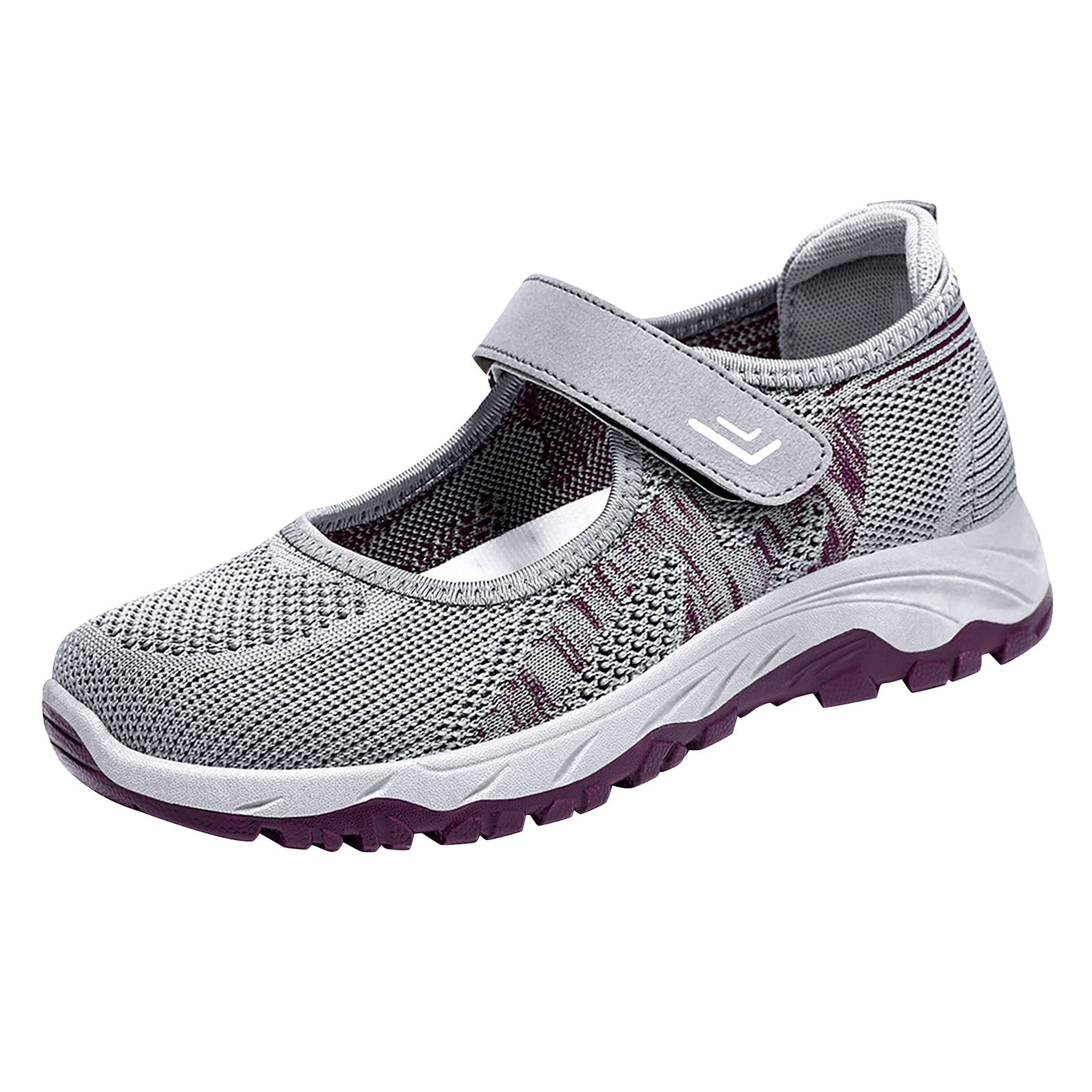 Ruyang Women's Soft Orthopedic Shoes Breathable Woven Go Walking Slip