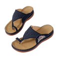 thumbnail image 1 of Ruyang Women's Summer Toe Flat Bottom Flower Embroidered Sandals And Slippers Sandals for Woman, 1 of 4
