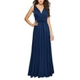 thumbnail image 1 of Ruyang Women's Summer Wrap Dress Formal Dresses Cocktail Tea Party Dress 2024 Ruffle V-Neck Wedding Guest Bridesmaid Dress, 1 of 5