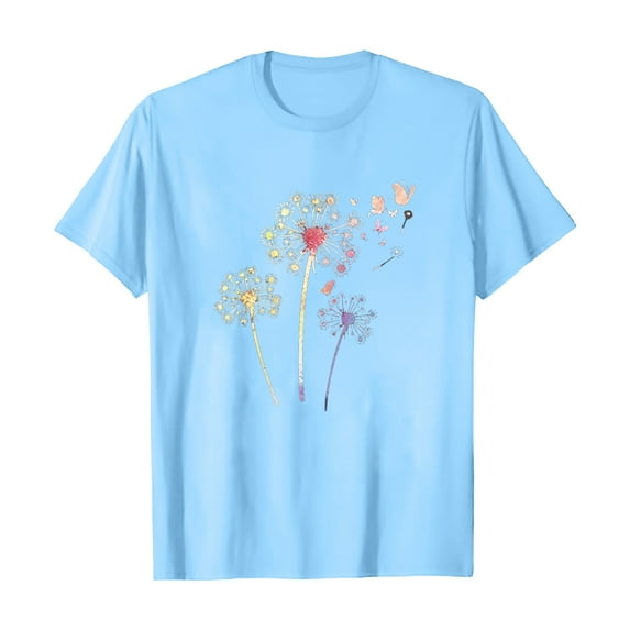 Ruyang Women's Sunflower Graphic T Shirts Short Sleeve Crewneck Summer Tops Casual Loose Plus Size Tee Shirts 2024 Trendy Clothes