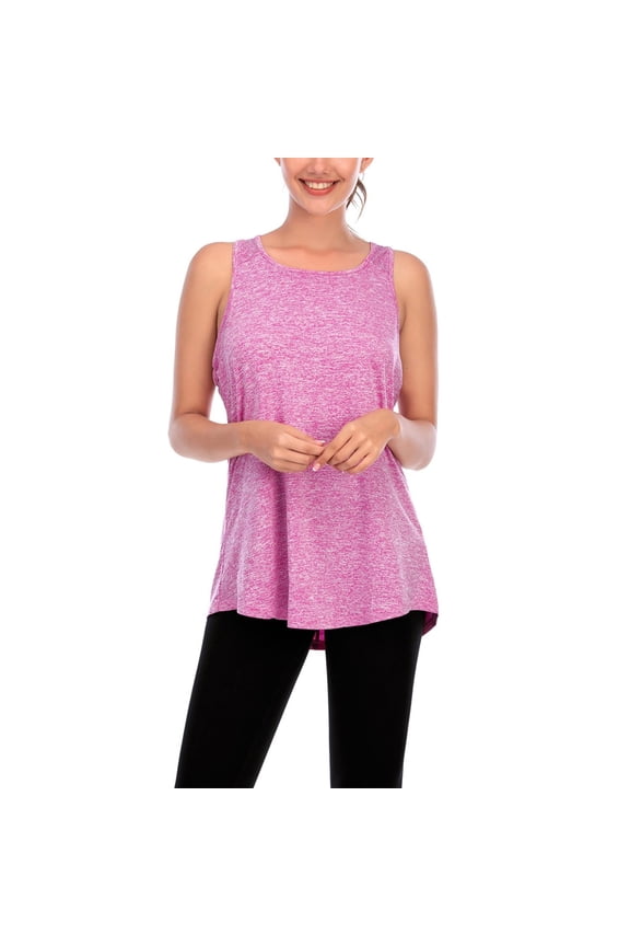 Women's Tank Tops Summer Tops for Women 2024 Running Fast Dry Loose Exercise Yoga T Shirt Top Women Shirt Loose