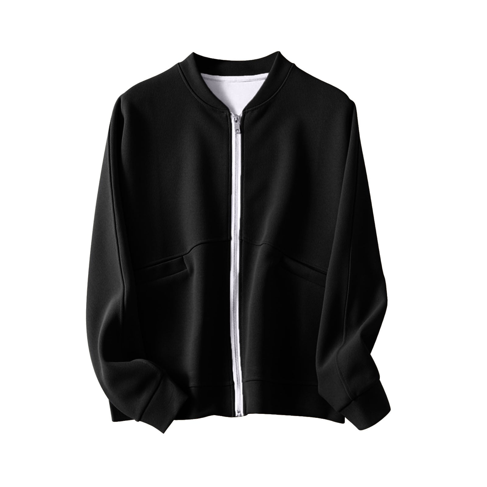 Ruyang Women's Varsity Jacket Baseball Uniform Casual Long