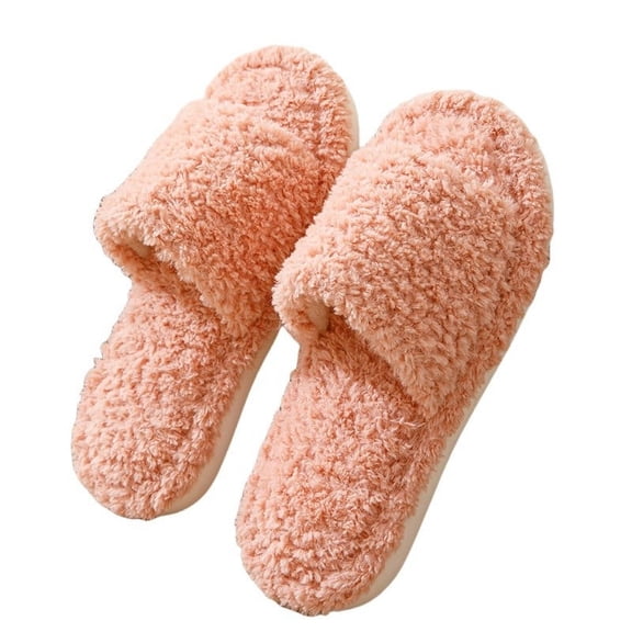 Ruyang Women's Warm Home Slippers Soft and Comfortable Warm Your Feet In Winter Womens Leopard Fuzzy Slippers