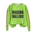 thumbnail image 1 of Ruyang Womens Casual Sweatshirt Women's Fashionable Round Neck Long Sleeved Raising Printed Top Hoodie Jogging Sweatshirt Women, 1 of 7