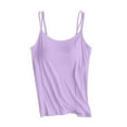thumbnail image 1 of Ruyang Womens Tank Tops With Built In Bras 2024 Plus Size Padded Workout Tops Casual Athletic Camisole Tops Summer Trendy Clothes, 1 of 4
