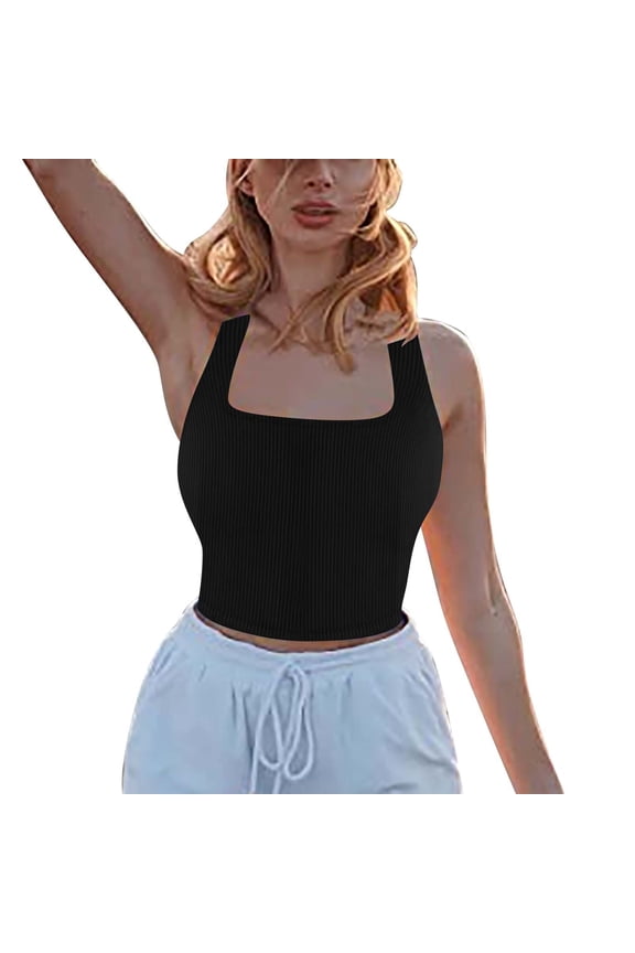 Workout Tops for Women Women's Solid Color Sports Running Fitness Yoga Comfortable Small Tank Tops Apparel Bra