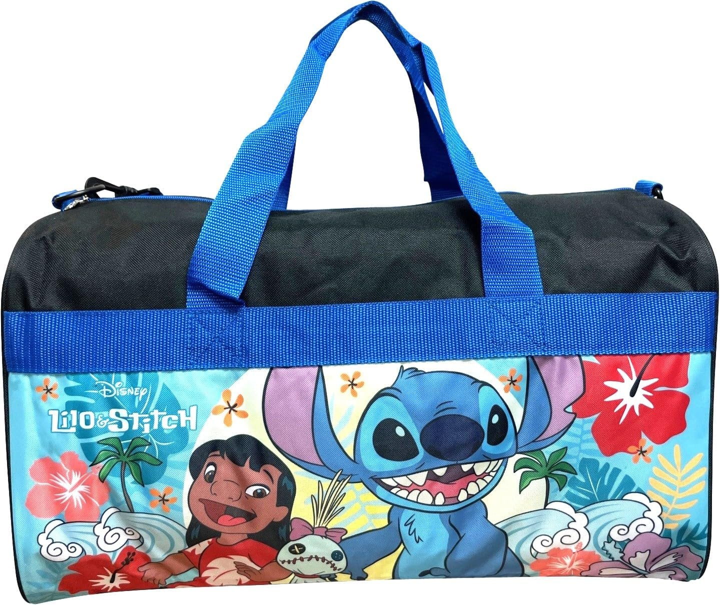 Ruz 18 Inch Kids Duffel Bag Overnight Carry-On Travel And Sports Bag Lilo & Stitch