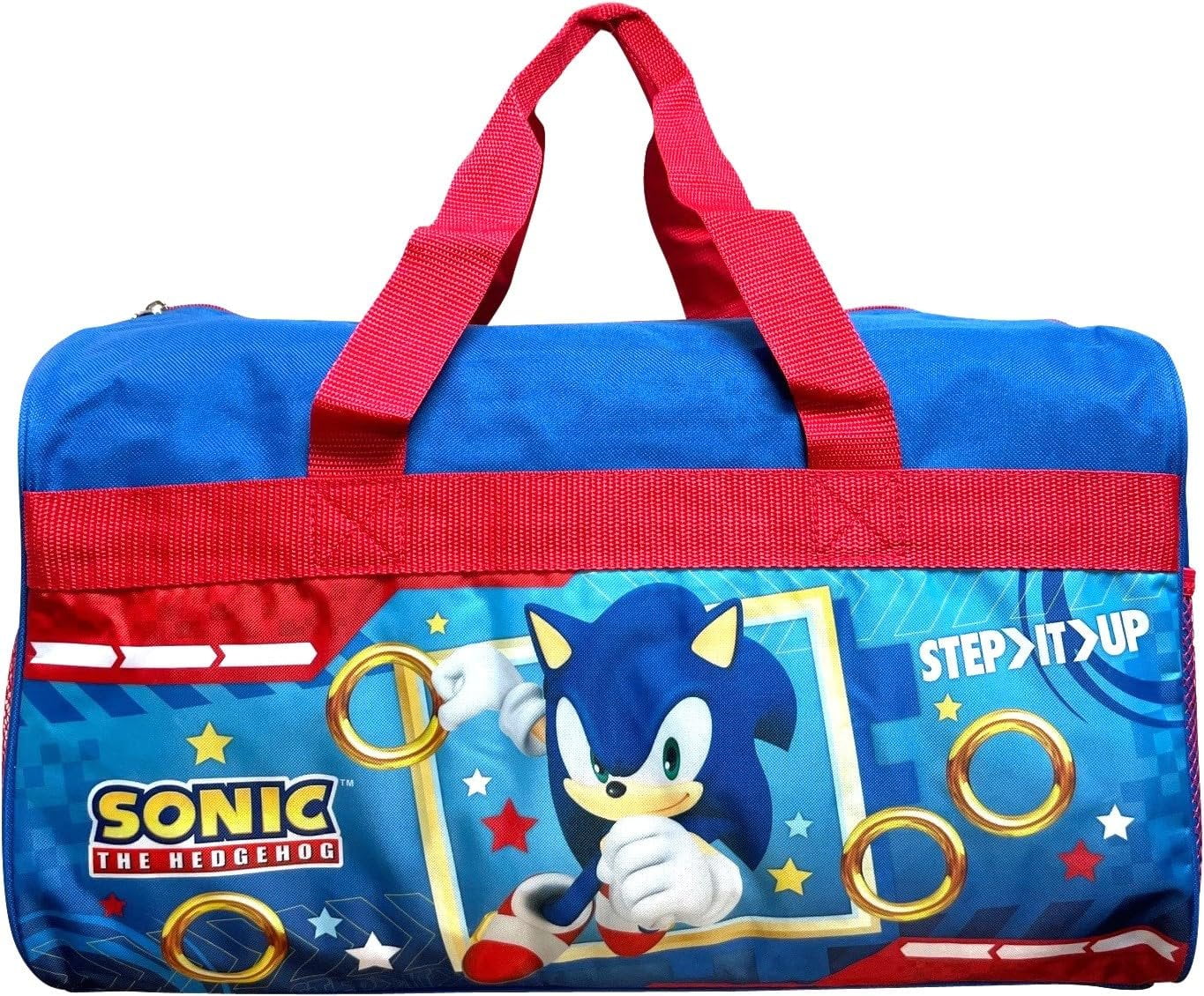 Ruz 18 Inch Kids Duffel Bag Overnight Carry-On Travel And Sports Bag Sonic The Hedgehog