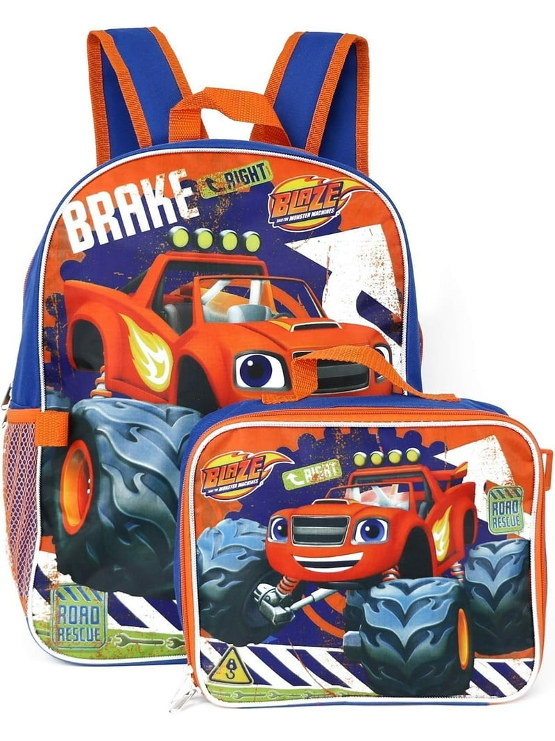 Ruz Blaze and the Monster Machines Kid's 16 Inch Backpack With