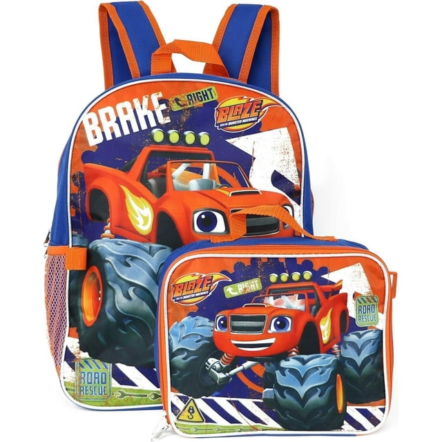 Ruz Blaze and the Monster Machines Kid's 16 Inch Backpack With