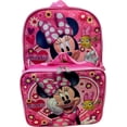 thumbnail image 1 of Ruz Group Kid's Licensed 16 Inch Backpack With Removable Lunch Box Set Minnie Mouse Pink, 1 of 6
