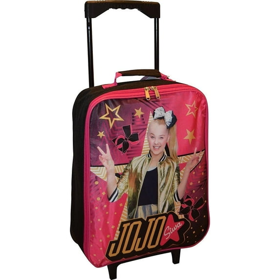 Ruz Jojo Siwa 15" Collapsible Wheeled Pilot Case - Rolling Luggage Carry-On