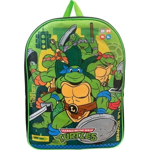Mochila escolar con licencia de 15 pulgadas para niños, Tortugas Ninja