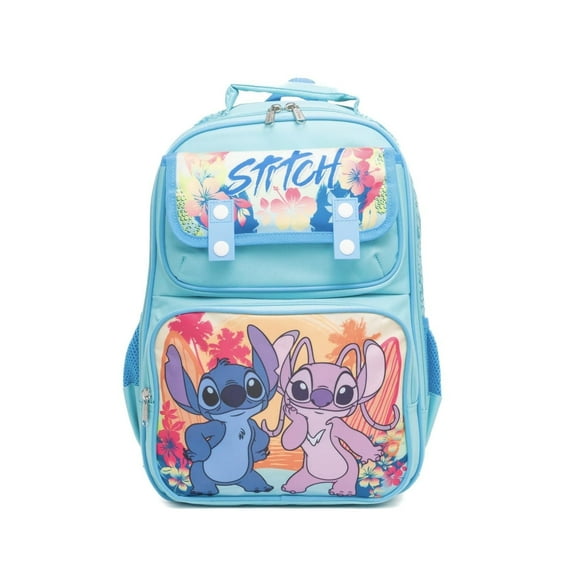Ruz Lilo & Stitch Large Backpack with Padded Back and Adjustable Straps