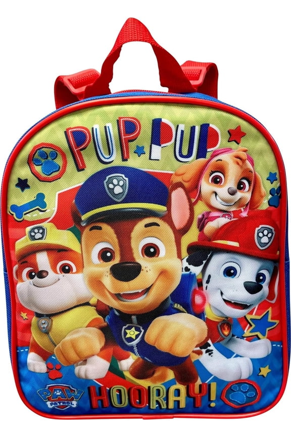 Nickelodeon Kids Licensed 10" Mini Backpack Paw Patrol Boys-Blue