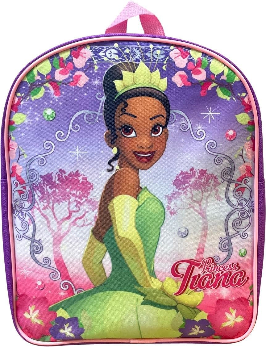 Ruz Princess Tiana Toddler Girl 12 Inch Mini Backpack Pink-Blue