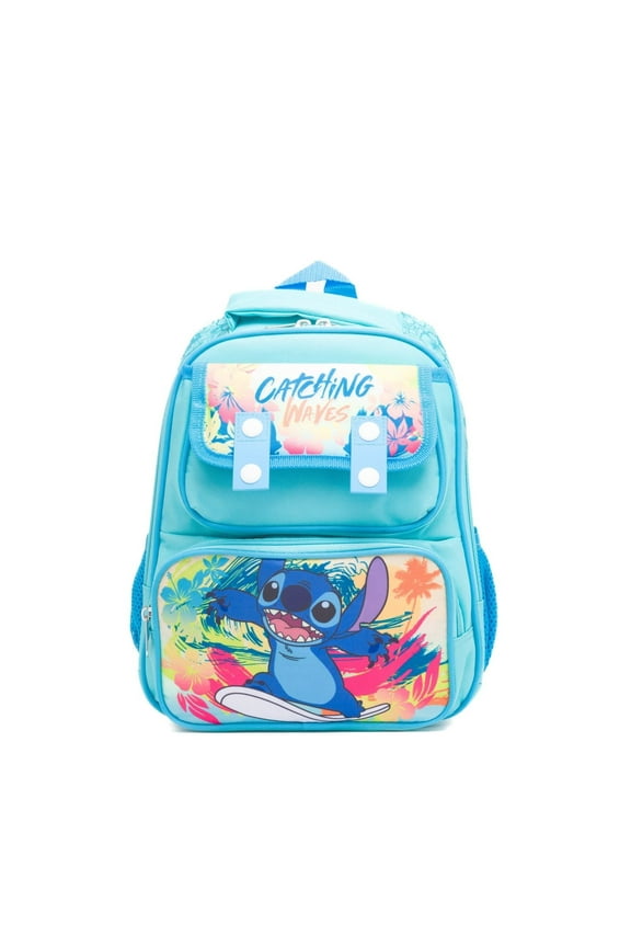 - Stitch 12 Inch Pre-School backpack with Padded Back and Adjustable Straps
