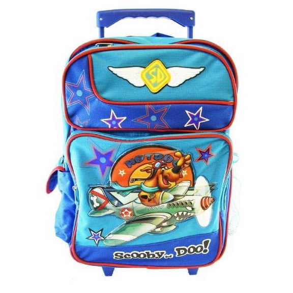 Ruz WB Scooby Doo Hot Dog Backpack with luggage wheels