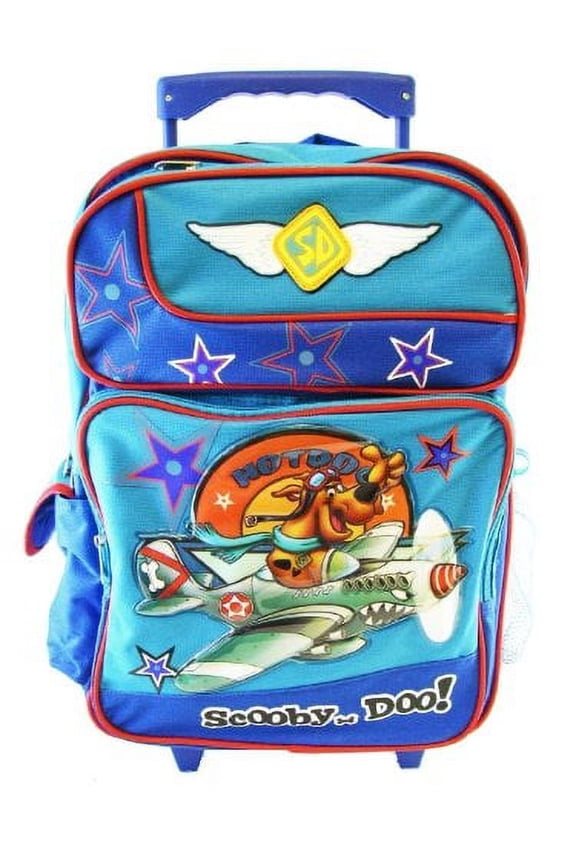 WB Scooby Doo Hot Dog Backpack with luggage wheels