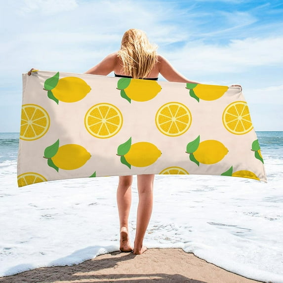 Ruziyoog Beach Towels Oversized Super Soft Quick Dry Bath Towel for Traveling Bathroom Swimming Camping Outdoors & Sports 30 X 50 Inches Multicolor 60X30In