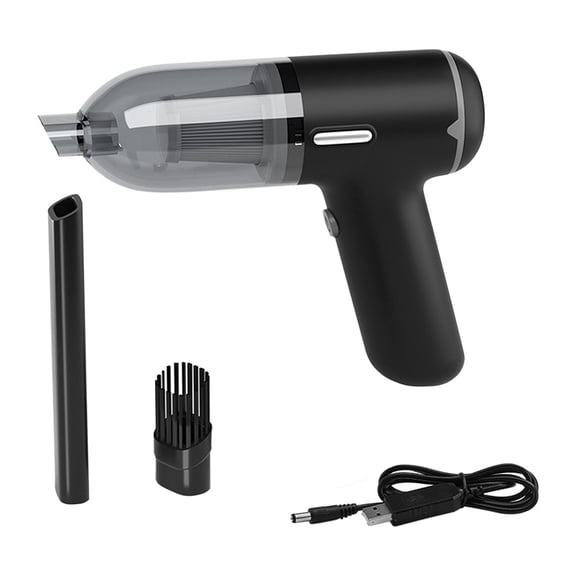 Ruziyoog Mini Vacuum Cleaner Small Cordless Handheld Vacuums USB Charging Lithium Lon Busters for Keyboard Computer Hairs Car Interior & Other Crevices Cleaning Black