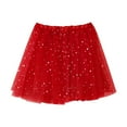thumbnail image 1 of Ruziyoog Womens Vintage Pleated Petticoat Skirt Gauze Short Skirt Adult Tutu Dancing Skirt for Women and Big Girls 1950s Underskirt, 1 of 3