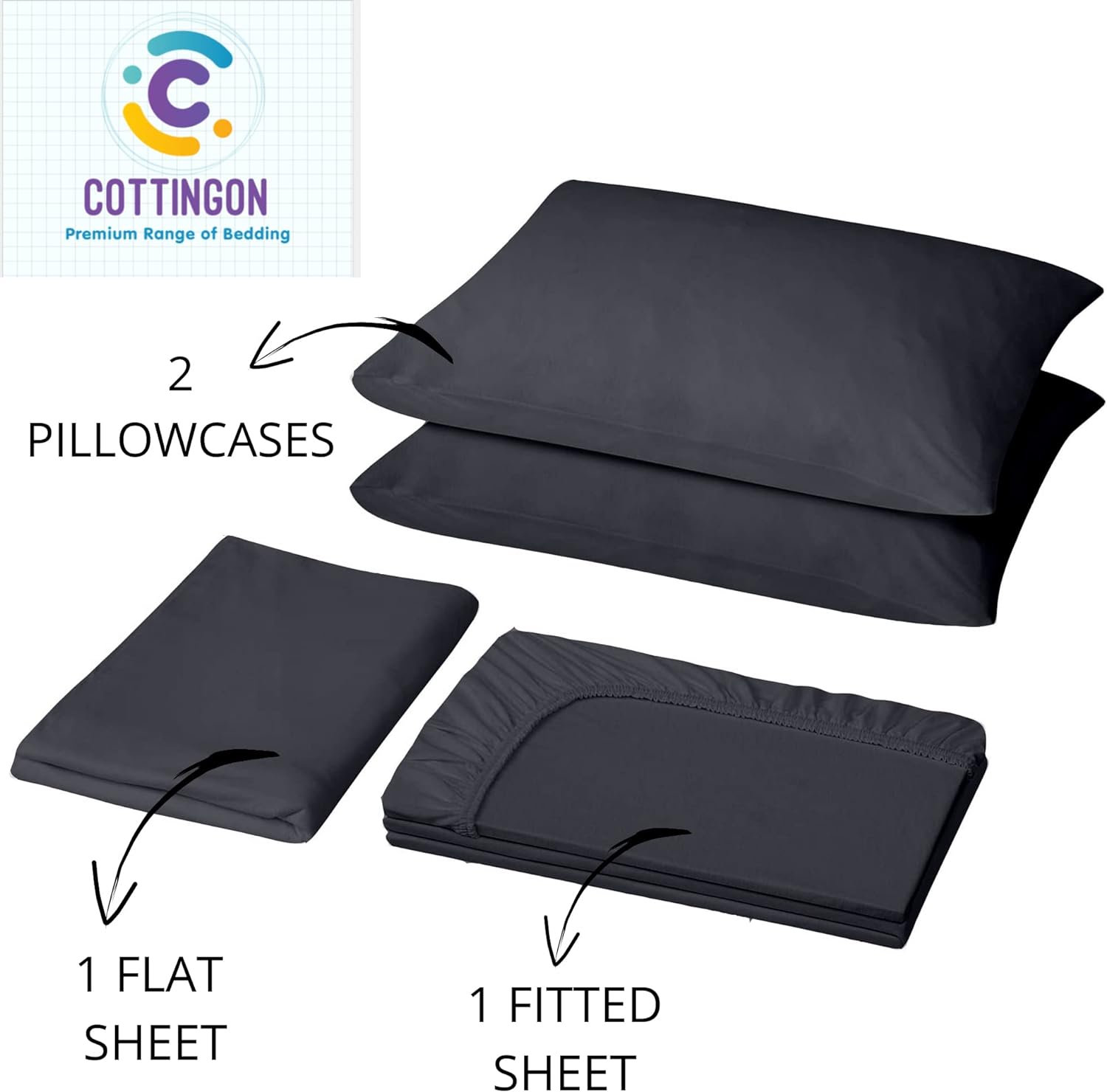 Rv 3/4 Bed Sheets 4Piece Bed Set For Campers 6 To 10 Inches Deep