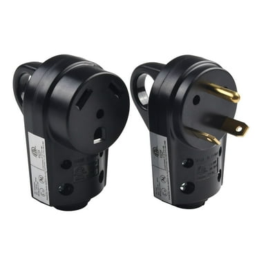 Rv 30 Amp Receptacle Plug Male&Female Power Cord End Replacement Electrical 125V