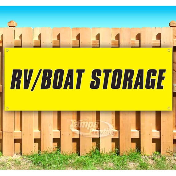 Rv Boat Storage 13 oz Vinyl Banner With Metal Grommets