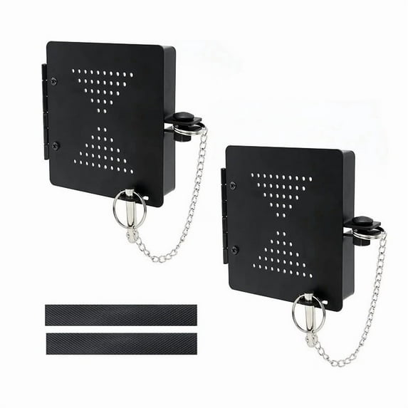 Rv Bumper Cap Cover, Rv Bumper Plug End Cap, Square Bumper End Caps For Rv, Prevent Sewer Hose From Falling Off While Driving, Protect Bumper And Conceal Hoses, Fits Standard Rv 4