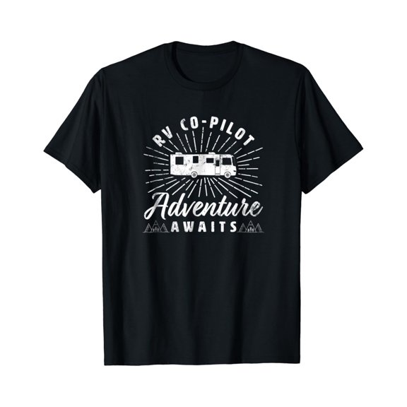 Rv Co Pilot Motorhome Rv Travel T Shirt For Men Women