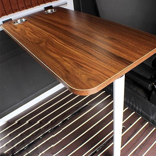 Rv Dinette Table, Folding Wall Table, Fold Down Table, White Adjustable Steel Brackets, for Rv, Home Office, Bedroom or Kitchen (Wood Grain 39x79cm/15x31in)$$Furniture