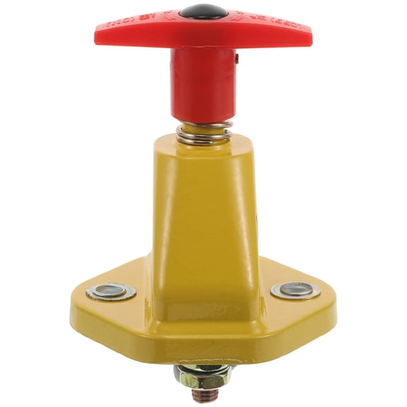 Rv Disconnect Switch Boat Kill Key Battery Claw Machine Colorful Light Truck Yellow