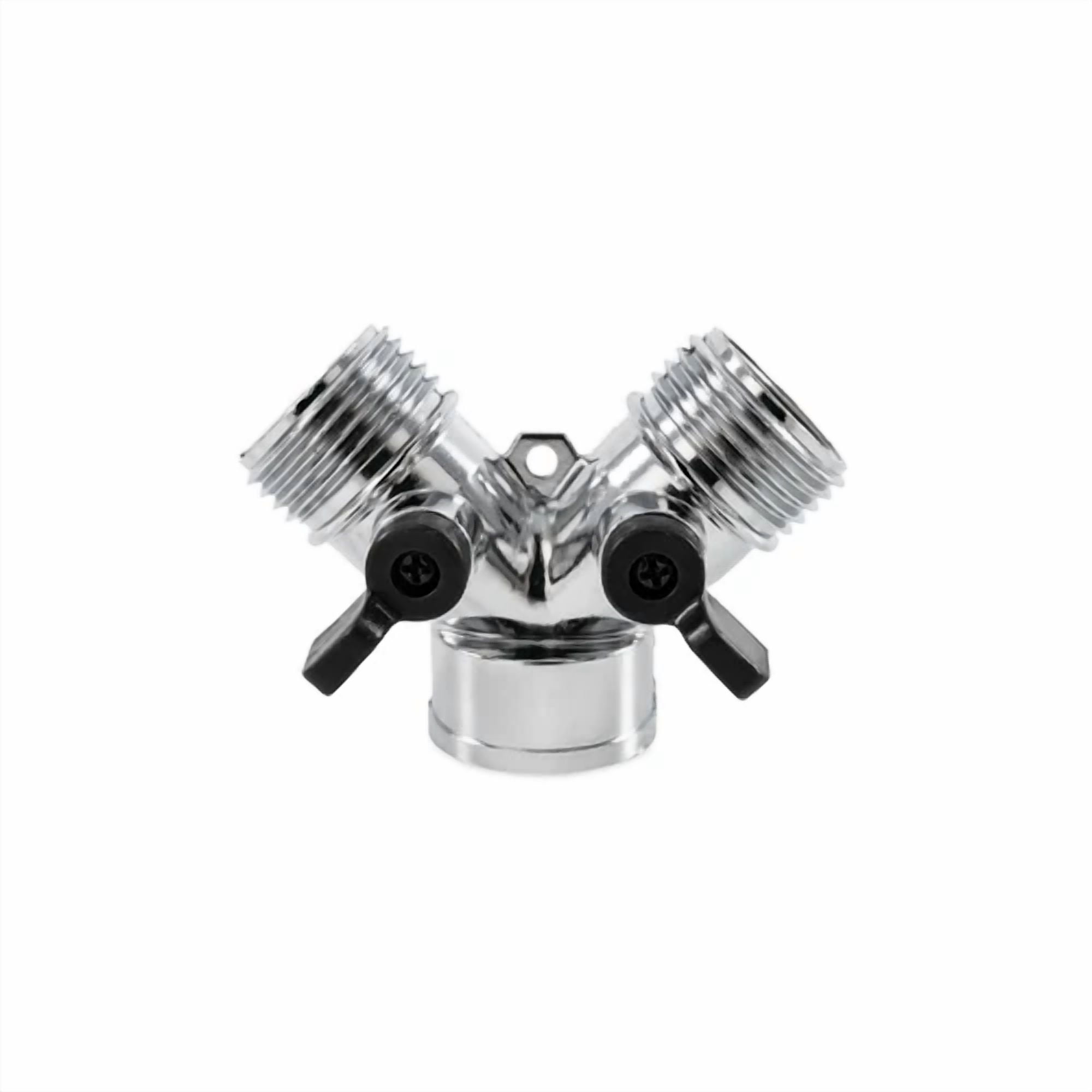 Rv Fresh Water Hose Wye Valve - Two-Way Hose Splitter - Metal, Silver ...