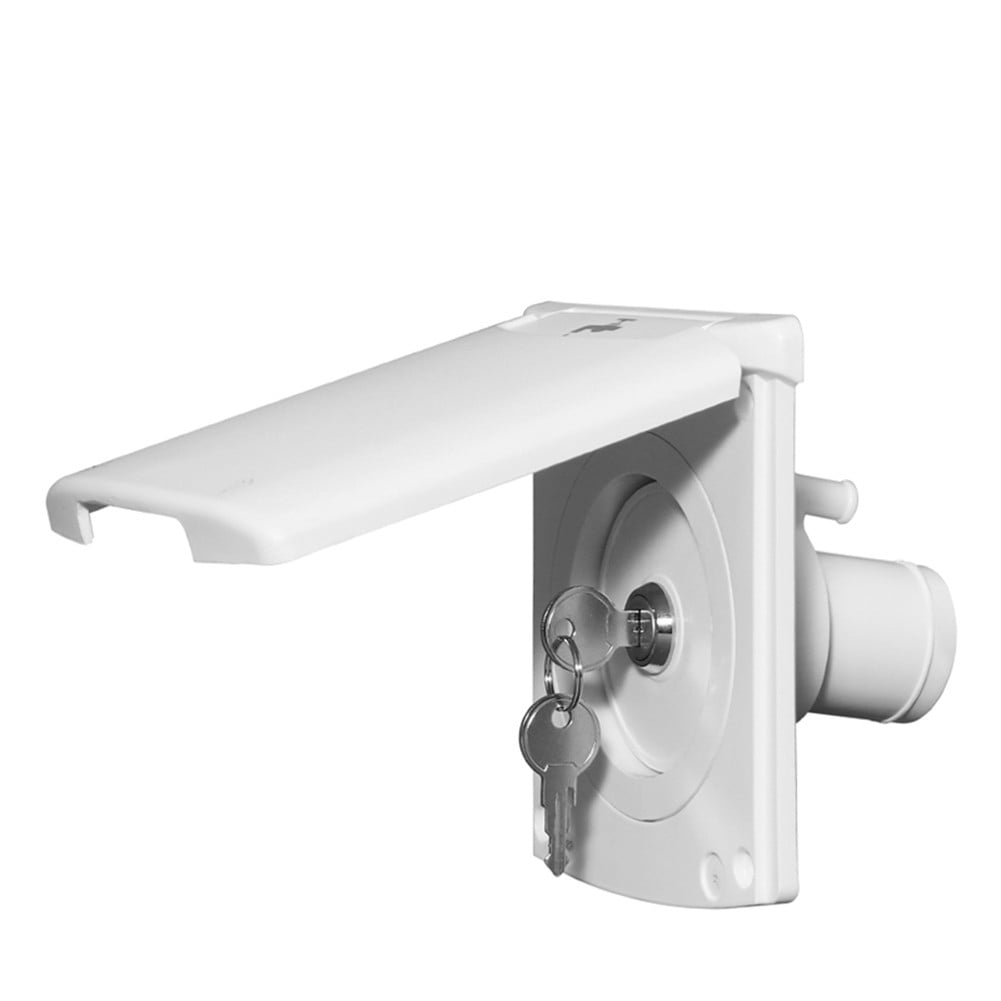 Rv Gravity Water Inlet With Square Bayonet Cap And Lock Cover For Rv ...