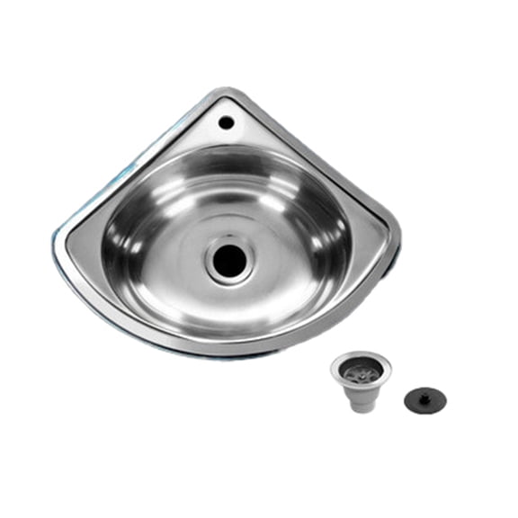 Rv Kitchen Sink Bathroom Basins Vegetable Motorhome Steel Bar Small Single Drop Bowl Corner Tub