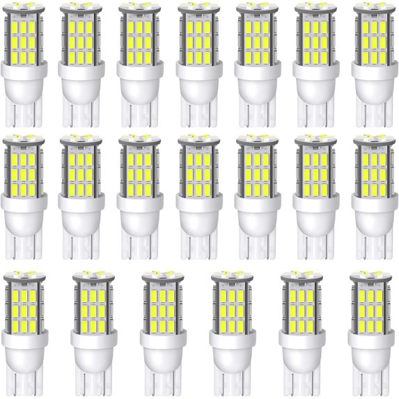 Rongsi Rv Light Bulbs,20pcs Super Bright RV Trailer T10 921 194 42-SMD 12V Car Backup Reverse LED Lights Bulbs Light Width Lamp Xenon White