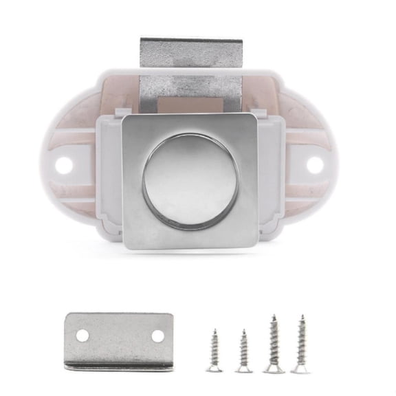 Rv Locking Cabinet Door for Latch Push Button Keyless Locks for Latch ​knob Cupb