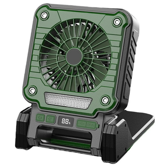 Rv Outdoor Fan Solar Camping Lamp Tent Portable Fishing Cold Air Conditioner