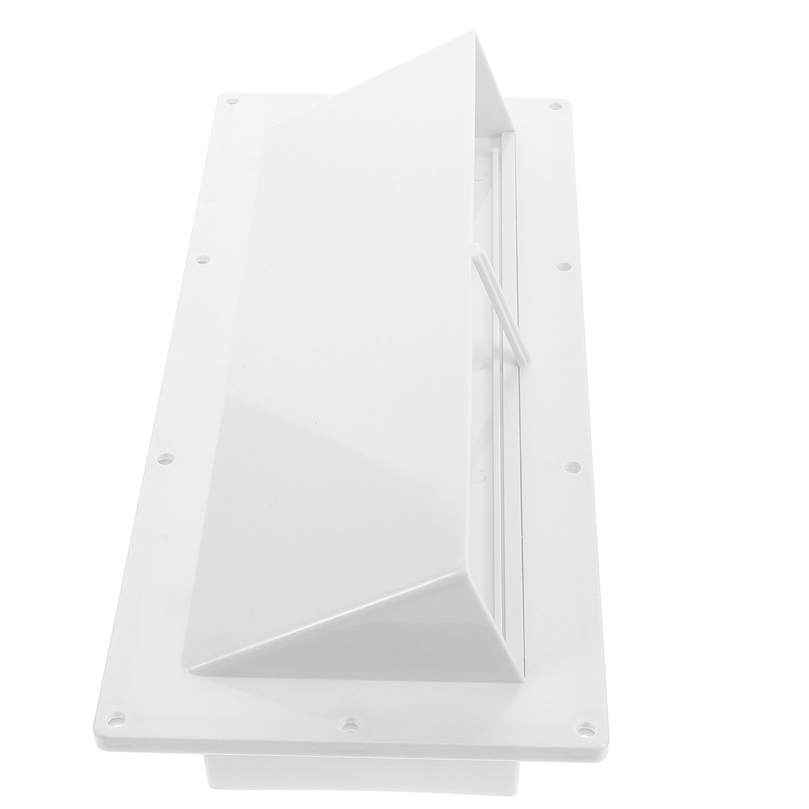 White RV Air Vent Cover Replacement - Easy Install ABS Plastic Vent Louver For RV, Boat, Bathroom & Kitchen Ventilation