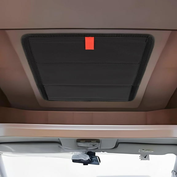 Rv Skylight Cover Insulator,Rv Vent Covers for Roof,Black Sun Blackout Fabric (16 x 16 inch),Camper Accessories for Inside