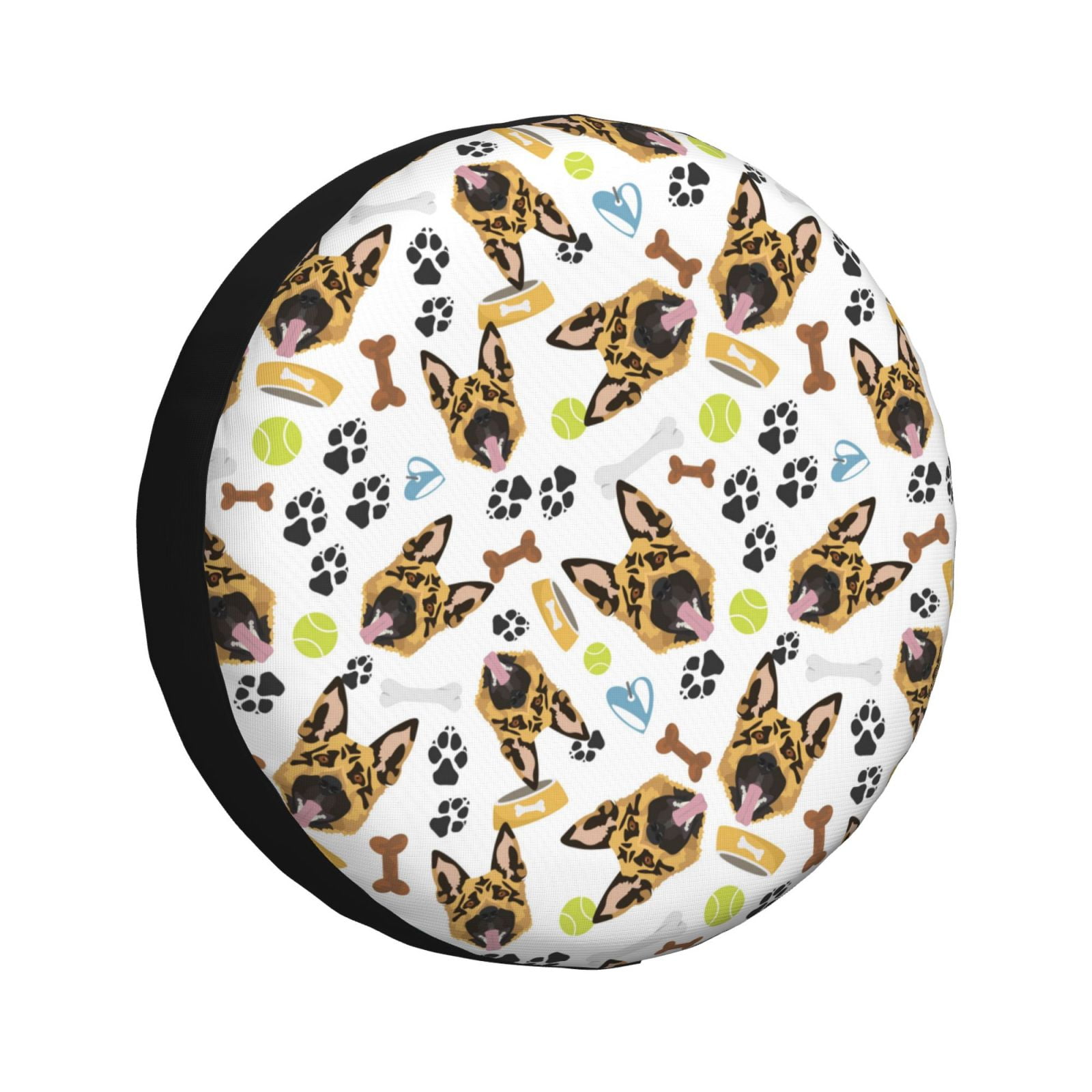 Rv Spare Tire Cover 14 In German Shepherd Dog Squash Adjustable Tire