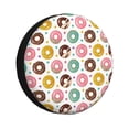 thumbnail image 1 of Rv Spare Tire Cover 14 inch - Colorful donuts D Tire Covers for Trailers, Adjustable Camper Spare Tire Cover, 1 of 7