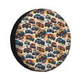thumbnail image 1 of Rv Spare Tire Cover 14 inch - SUV off road racing car Tire Covers for Trailers, Adjustable Camper Spare Tire Cover, 1 of 7