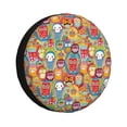 thumbnail image 1 of Rv Spare Tire Cover 15 inch - Boho Cute Owls Tire Covers for Trailers, Adjustable Camper Spare Tire Cover, 1 of 7