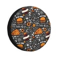 thumbnail image 1 of Rv Spare Tire Cover 15 inch - Fastfood 1 Tire Covers for Trailers, Adjustable Camper Spare Tire Cover, 1 of 7